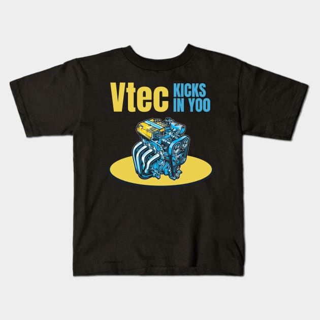 Vtec kicks in Yoo Kids T-Shirt by MOTOSHIFT